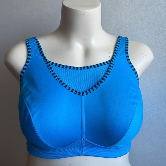 Glamorise Full Figure No Bounce Camisole Wirefree Back Close Sports Bra 42DD - Picture 6 of 6